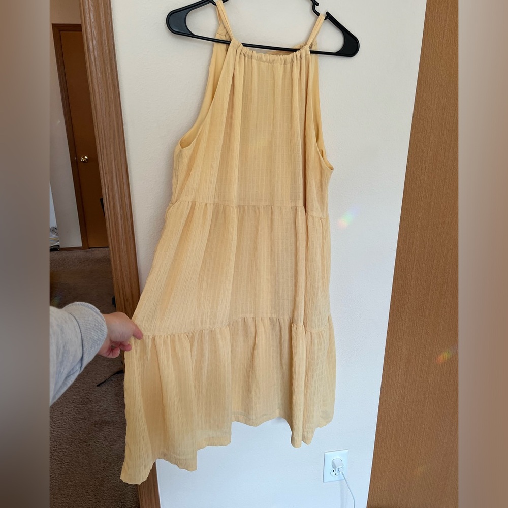 A New Day Yellow Dress Size L